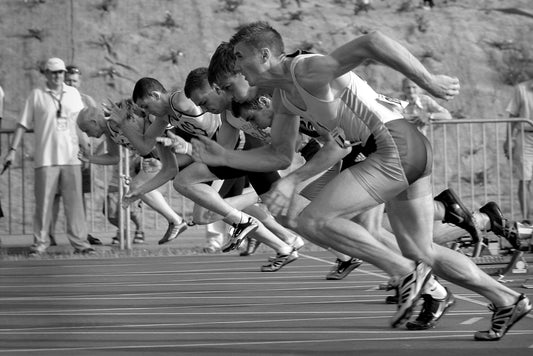 Athletes Running